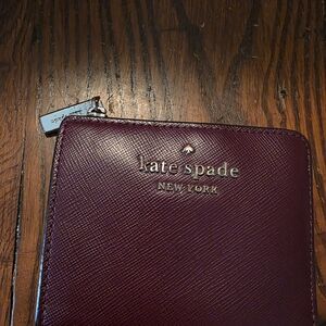 Kate Spade Burgundy Leather Wallet
